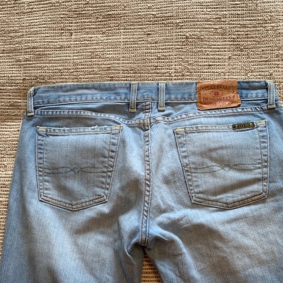 Lucky Brand Dungarees Vintage Light Blue Flare Jeans - Picture 7 of 12